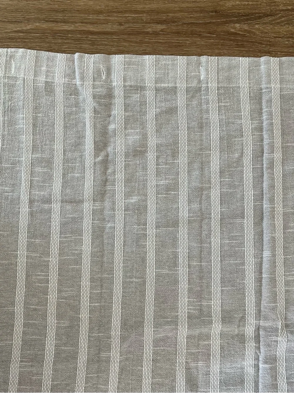 NWOT Threshold Striped Shower Curtain